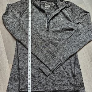 Gray Quarter-Zip Pullover